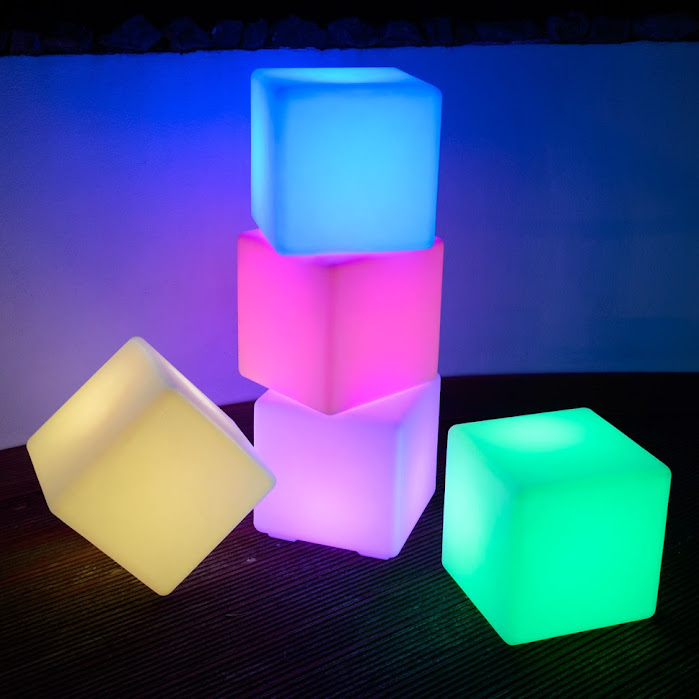 LED Cube Decor Cincinnati Casino Night