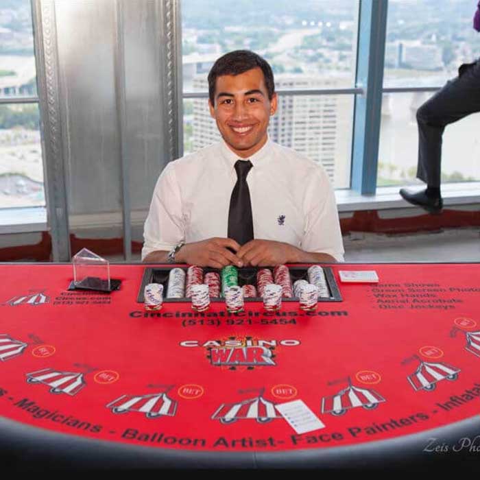 Casino War Table Rental Cincinnati