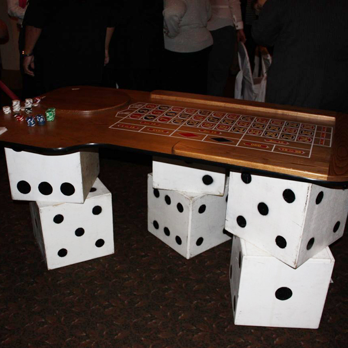 Craps Table on Dice