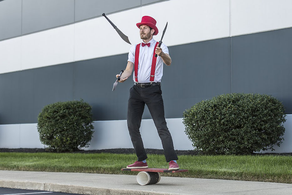 Circus Balancing Rola Bola