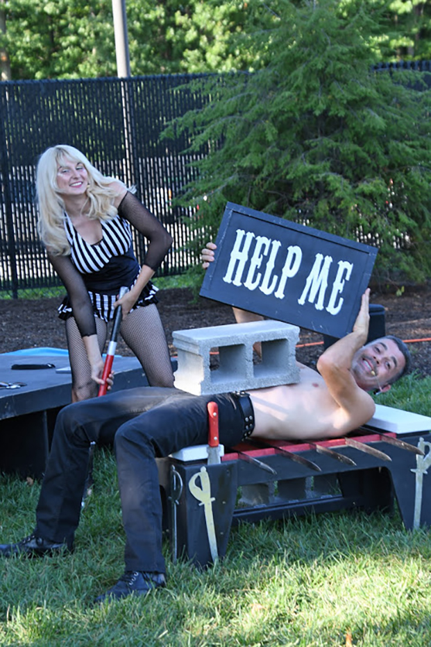 Bed of Nails Help Me Sign